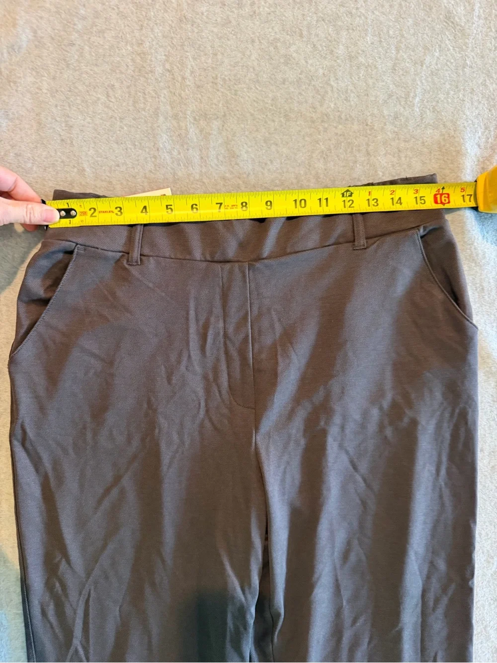 32 Degrees Cool Women's Lightweight Twill Gray Pull-On Pants Size Medium NWT